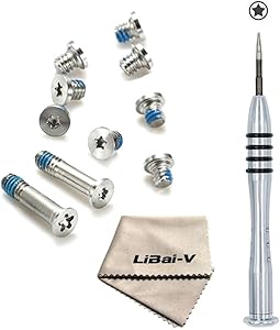 LIBAI-V Repair Replacement Screwdriver for Macbook Air 11" (A1370, A1465) and 13" (A1369, A1466),Bottom Case Cover Repair Replacement Tool Kit Notebook Laptop PC Computer Screw