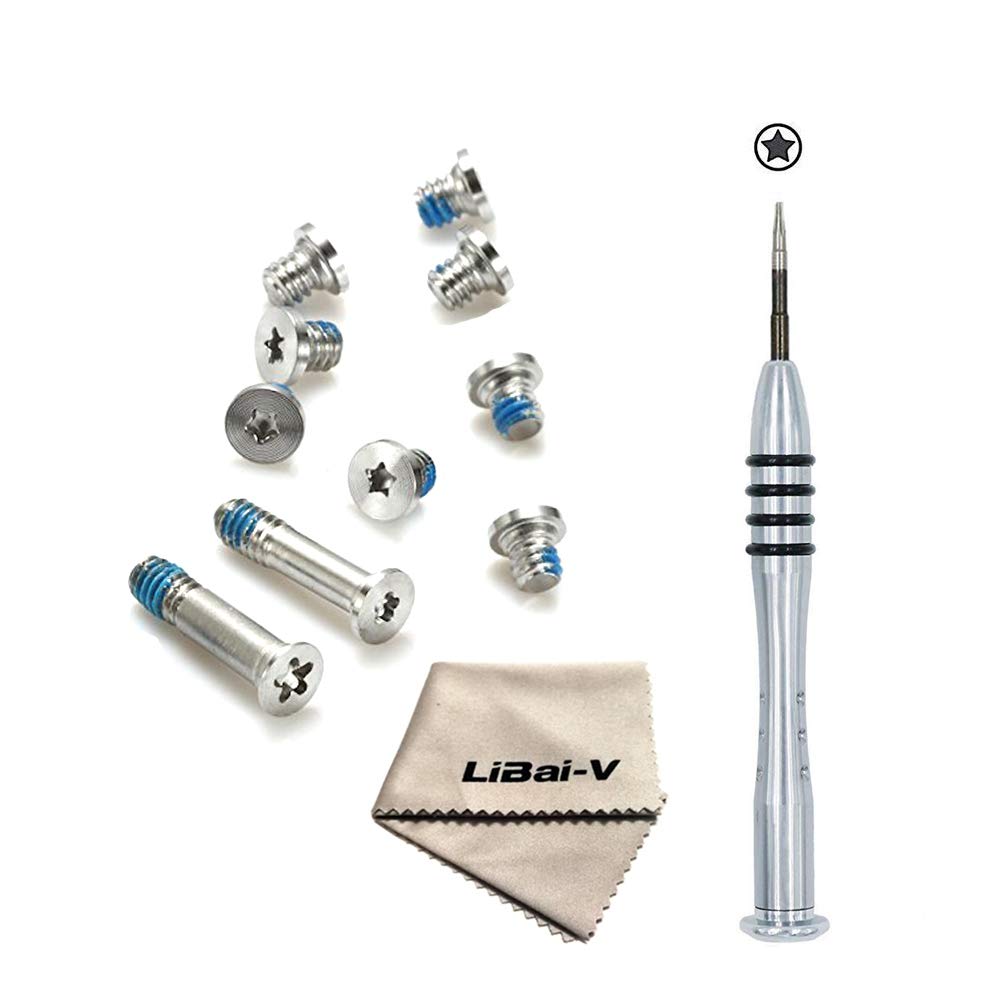 Photo 1 of LIBAI-V Replacement Screwdriver for Macbook Air 11" (A1370, A1465) and 13" (A1369, A1466),Bottom Case Cover Repair Replacement Tool Kit Notebook Laptop PC Computer Screw