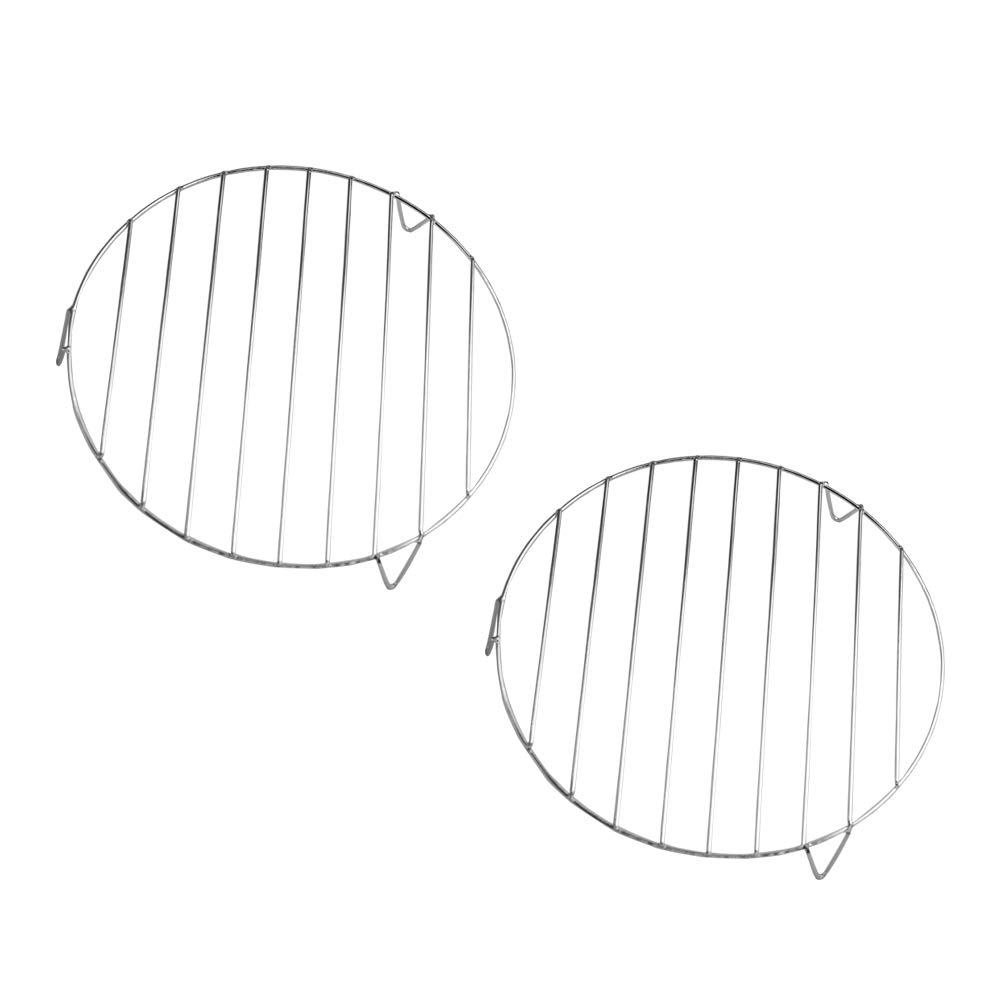 Small Round Cooling Rack 2 Pack - 7 x 7 inches – Stainless Steel