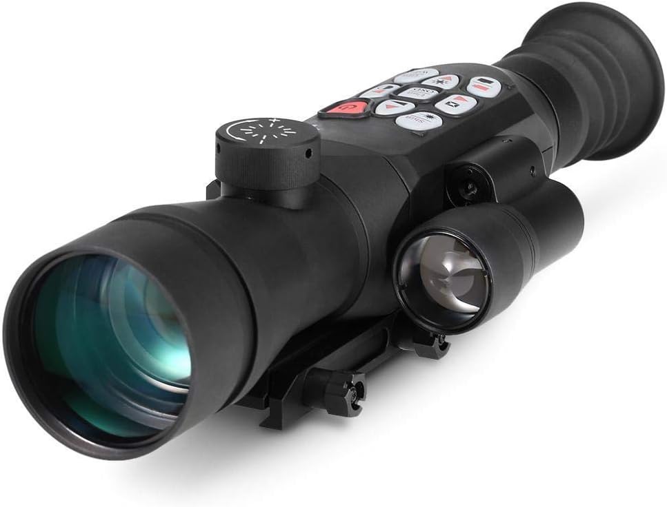 GBBG Caza Telescopio óptico Digital Alcance de visión Nocturna monocular Buscador Digital de rangos Video Foto WiFi GPS para observación de Vida Silvestre