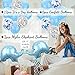 295 pc Elephant Baby Shower Decorations for Boy | It's A BOY| Banner, Napkins, Straws, Paper Decorations, Cake Toppers, Sash, Balloons, Favor Stickers, Guest Book, Confetti, Games | Blue Grey White