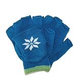 CTM Boys Stretch Convertible Fingerless Winter Gloves