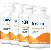 Bariatric Fusion Bariatric Multivitamin Without Iron | Post Bariatric Surgery Patients | Iron Free Bariatric Vitamin for Gastric Bypass and Sleeve Gastrectomy | Capsules | 1 Year Supply