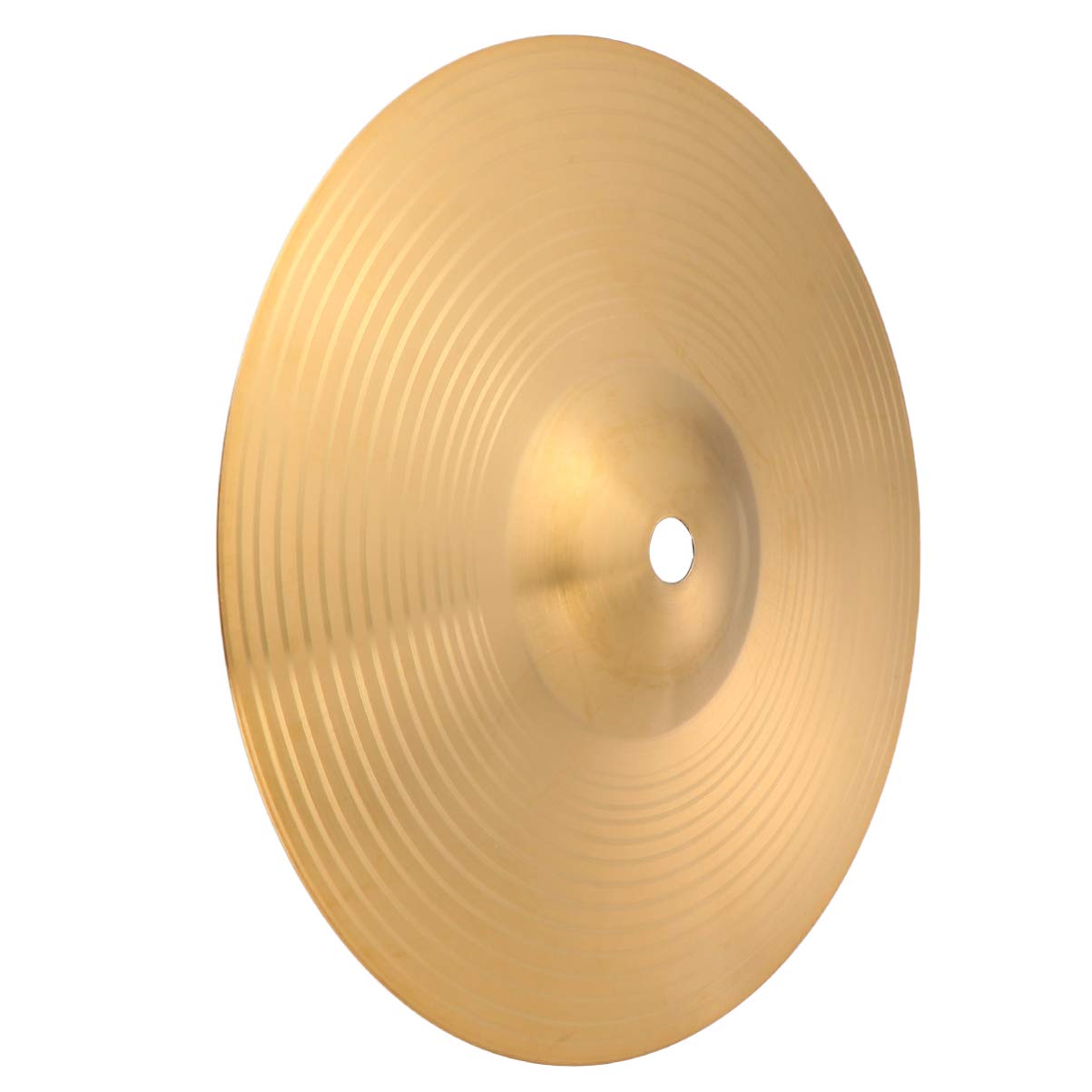 Crash Ride Cymbal Bass Drum Cymbal Percussion Replacement Traditional Finish Brass for Drum 8 Inch
