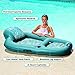 Aqua 2 Pack, Luxury Pool Lounger Recliner and Deluxe Pool Chair, Waves Fashion