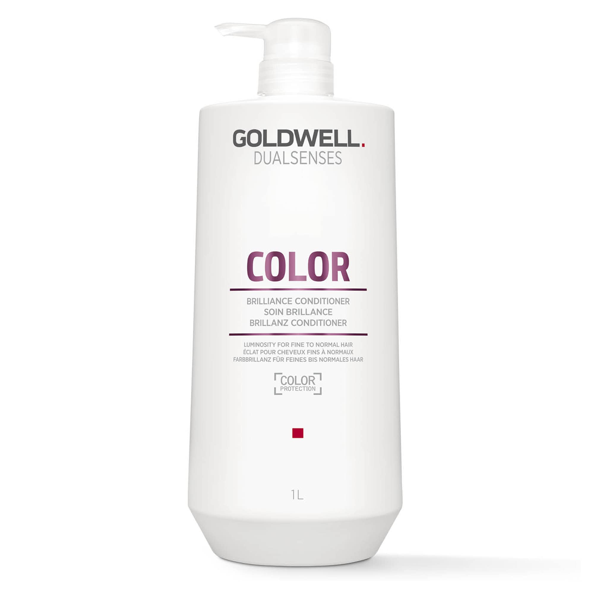 Goldwell Dualsenses Color Brilliance Conditioner, For Fine to Medium Hair, Instantly Detangles, 1L