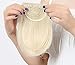 Clip in Bangs Extensions One Piece Crown Hairpiece Full Neat Fringe 8