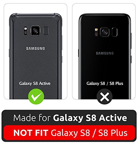 Yaheeda Galaxy S8 Active Case with 2 in 1 Stylus and Ballpoint Pen, [Stand Feature] Butterfly Wallet Case Premium [Bling Luxury] Leather Flip Cover [Card Slots] for Samsung Galaxy S8 Active - Thumbnail 3