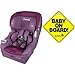 Maxi-Cosi Pria 85 Max Convertible Car Seat – Nomad Purple with Bonus Baby on Board Signthumb 2