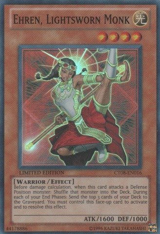 Yu-Gi-Oh! - Ehren, Lightsworn Monk (CT08-EN016) - 2011 Collectors Tins - Limited Edition - Super Rare