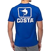 Costa Del Mar Unisex Adult Emblem Marlin Short Sleeve T-Shirt