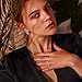 Caperci Sterling Silver CZ Cubic Zirconia Diamond Ring for Wedding Anniversary Jewelry, Size 5-11