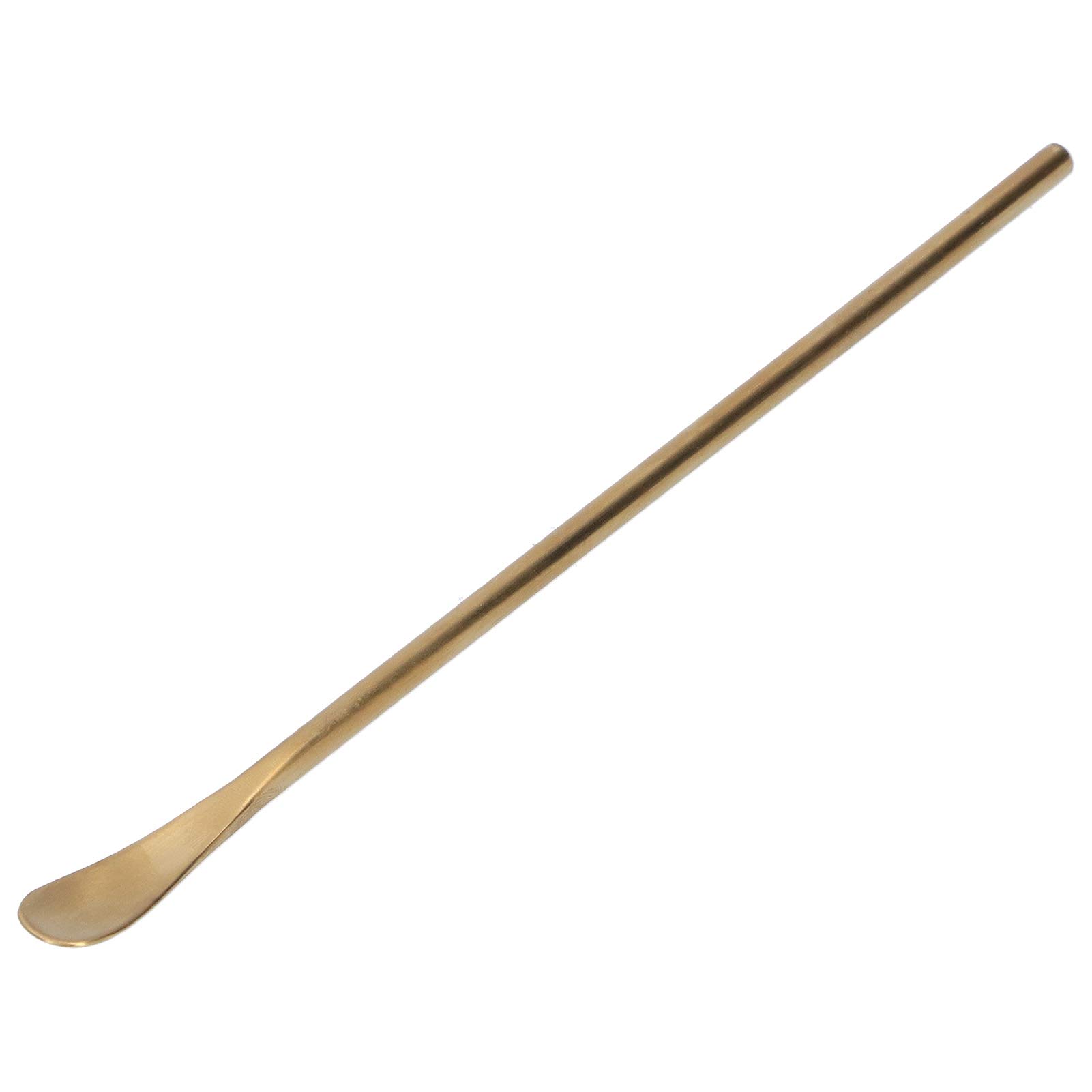 Long Handle Spoon Coffee Stirrers Stainless Steel Iced Teaspoon Brushed Stirring Cocktail Ice Bartender Tool for Milks Tea Mixing Milkshake Cold Drink