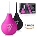 Vibe2o Lush Flush Duo 2 Enema Bulb 4 Nozzle Kit Douche for Women & Men Anal Cleaner