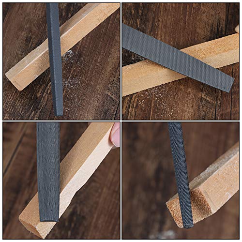 18Pcs File Set ACOOJ, Round and Flat File Kits are Made of High Carbon-Steel