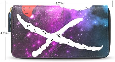 Xo Pattern Leather Long Wallet & Purse Case Card Holder