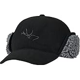 EDTREK Windproof and Waterproof Winter Hat with Sherpa Lined Ear Flap - Ultra Performance Blaze Orange and Camo Hunting Hat