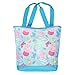 Peppa Pig Girl's Mesh Beach Tote with Removable Insulated Pouch (One Size, Blue)