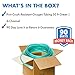 Pivit Crush-Resistant Oxygen Tubing 50 ft Green | 6-Channel | Green is Easy to See for Safety | Universal Fittings Connect Fast & Easy Ensures Most Optimal Flow