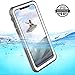 Vapesoon iPhone X/iPhone Xs Waterproof Case, Waterproof Shockproof Snowproof Clear Slim Case for iPhone X/iPhone Xs (5.8inch) -Gray/White (Gray/White)