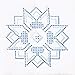 Jack Dempsey Stamped White Quilt Blocks 9