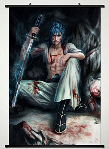 Wall Scroll Poster Fabric Painting For Anime BLEACH Grimmjow Jeagerjaques 311