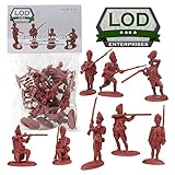 LOD Revolutionary War British Army Grenadier Soldiers - 16 Red 1:32 Figures