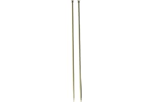 Boye 14-Inch Aluminum Single Point Knitting Needles, Size 8