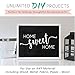 Welcome, Home Sweet Home, Grateful Calligraphy Stencilling Set - Country Farmhouse Word Stencils – Set of 3 Reusable Sign Stencils – Easy Rustic DIY Décor