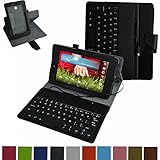 Mama Mouth Rotary Stand PU Leather Case Cover With Removable Micro USB Keyboard for 7