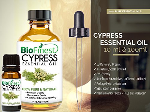 image for BioFinest Cypress Oil - 100% Pure Cypress Essential Oil - Premium Orga
