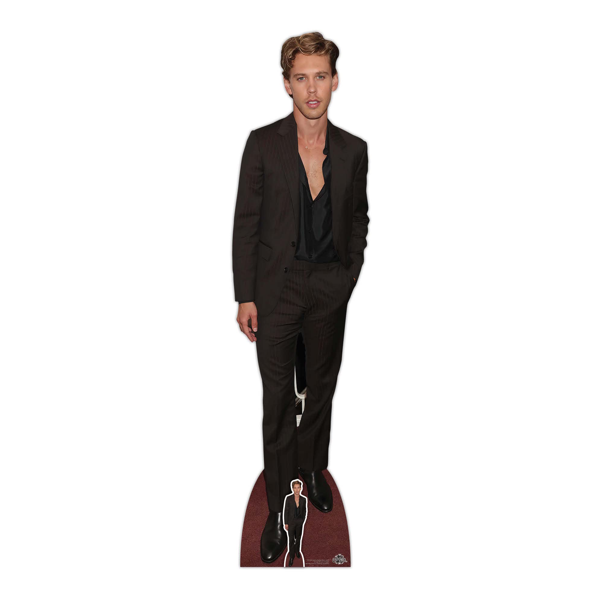 STAR CUTOUTS CS1008 Austin Butler Cardboard Cutout With Mini Cutout Black Suit Lifesize