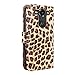 Motorola Droid Turbo / XT1254 Case - Cellularvilla Pu Leather Wallet Card Flip Open Pocket Case Cover Pouch For Motorola Droid Turbo / XT1254 (Brown Leopard)