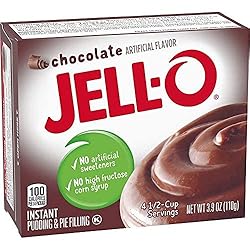 Jell-O Chocolate Instant Pudding & Pie Filling, 3.9