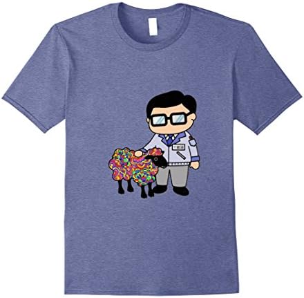 Kids Psychedlic Man 12 Heather Blue