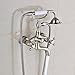 Rozin Two Knobs Mixer Handheld Shower Set Tub Faucet Wall Mounted Brushed Nickel