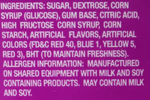 TOOTSIE ROLL DUBBLE BUBBLE GUM – 300 COUNT RESEALABLE TUB OF INDIVIDUALLY WRAPPED FRUIT AND BUBBLE GUM – ORIGINAL, WATERMELON, APPLE AND GRAPE FLAVORS – PEANUT AND GLUTEN FREE, 47.6 OUNCE