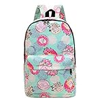 Urmiss Graffiti Printed Canvas Casual Backpack Travel Shoulder Bag Students Schoolbag College Rucksack