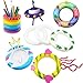 Smooth Foam Wreath Ring White Diameter Pack of 10pcs (10cm/10pcs)