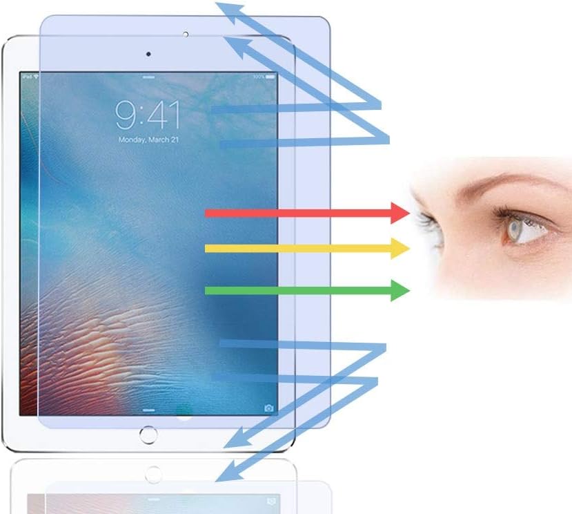 PaceBid Anti Blue Light Screen Protector Compatible with iPad Pro 9.7/ iPad Air 2/ iPad Air/iPad 9.7