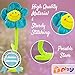 Plush Daisy Flower With Smiley Happy Faces Colorful Soft Bendable Stems Sunflower Toy For Kids Gift Decorations 18