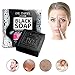Black Bar Soap Wokaar Handmade Soap With Collagen and Charcoals Deep Cleansing Purifying Peel Acne Blackhead Remover Oil Control Soap Whitening Soap for Men Women 3.5 oz