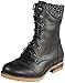 Refresh Women's Sweater Cuff Lace Up Combat Boots