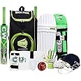 CW Bullet Left Hand Cricket Set All Age Protective Equipment Sports Gear Premium Match Cricket Set Mens, Youth, Boys Left Hand Kit Kids Cricket Gift Set