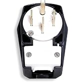 Hubbell HBL9452C Plug, Angle, 3 Pole, 4 Wire, 50 amp, 125/250V, 14-50P