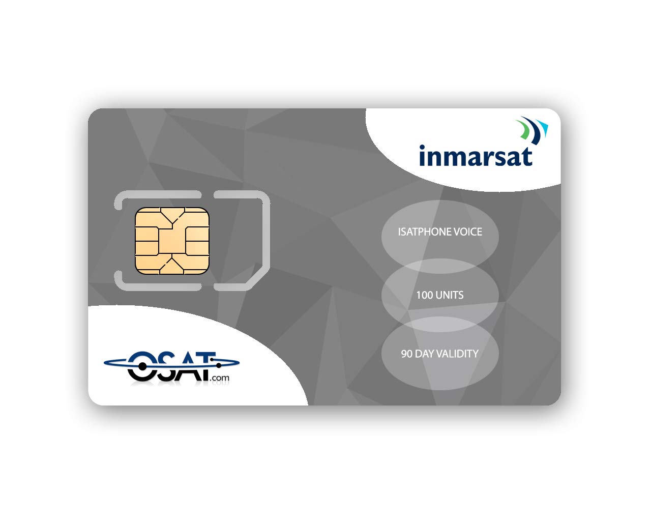 Inmarsat IsatPhone Pro and IsatPhone 2 Prepaid SIM Card with 100 Units (67 Minutes*)