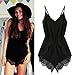 Meily? Women Strap Sleeveless Lace Chiffon Jumpsuit Rompers Playsuit