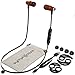 Symphonized NRG Bluetooth Wireless Wood in-Ear Noise-isolating Headphones, Earbuds, Earphones with Mic & Volume Control (Black)