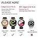 DELELE for Samsung Gear Sport/Galaxy Watch 42mm Band, 20mm Stainless Steel Milanese Loop Replacement Strap with Magnet Lock for Gear Sport / S2 Classic/Galaxy Watch Active Women Men (Black)