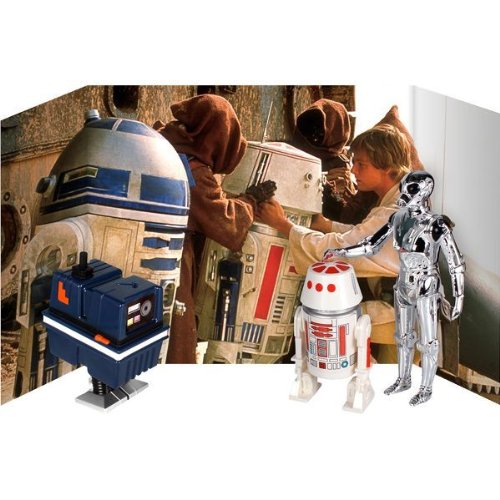 Star Wars Droid Jumbo Kenner Action Figure Set with Backdrop by Gentle Giant (3-Pack), 12